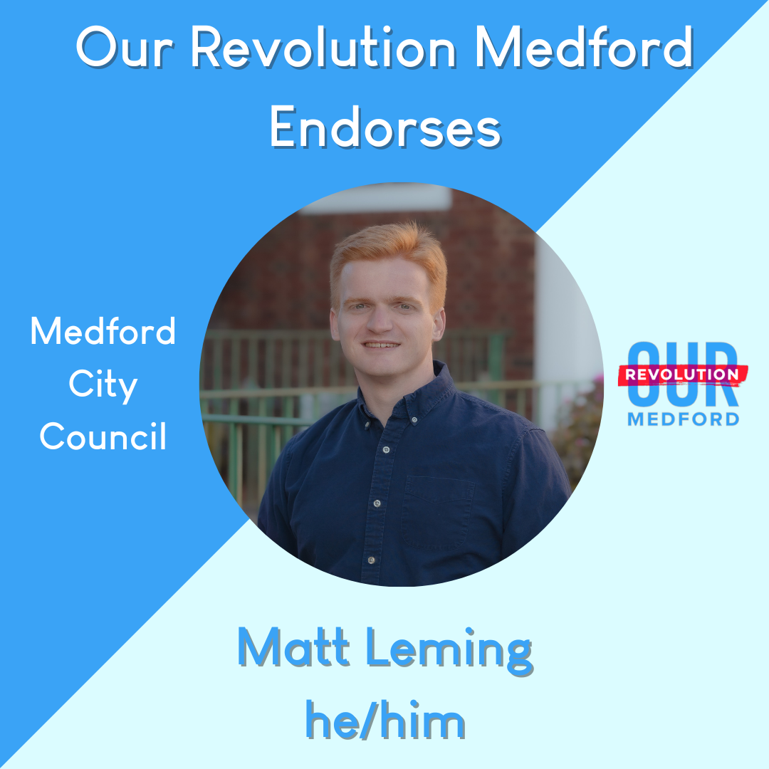 2023 Medford Municipal Election Endorsements | Our Revolution Medford